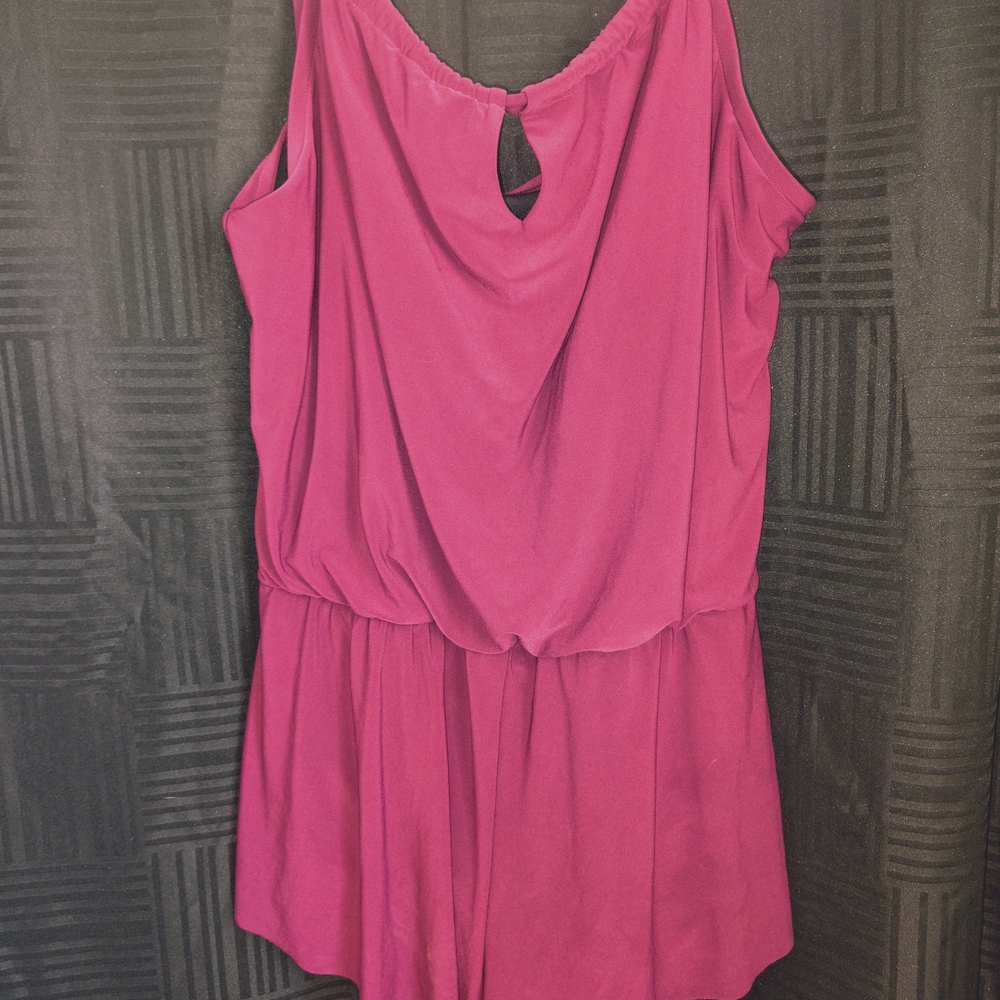 Aqua Green Women's One Piece - Fuchsia
